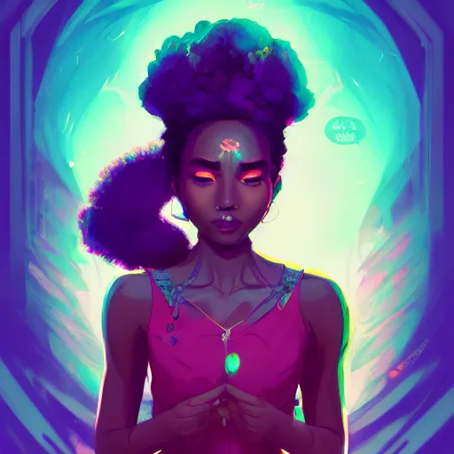 Image similar to a portrait of a beautiful afropunk, art by lois van baarle and loish and ross tran and rossdraws and sam yang and samdoesarts and artgerm and saruei, digital art, highly detailed, intricate, sharp focus, Trending on Artstation HQ, deviantart, unreal engine 5, 4K UHD image