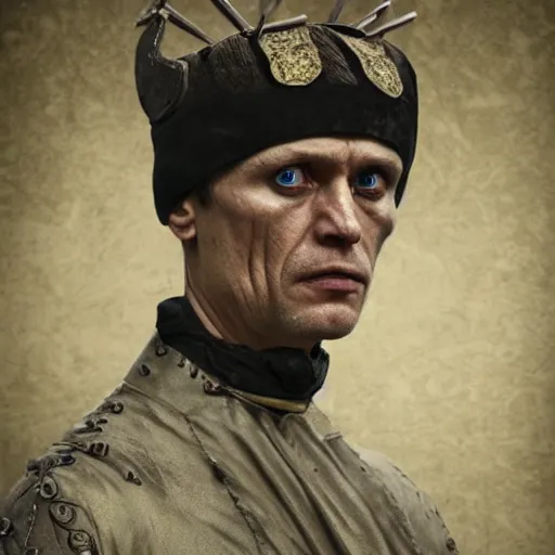 Prompt: Oleg Tinkov as Koshchei the Deathless, realistic, art