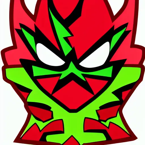 Image similar to Spawn by Todd-MacFarlene, SVG, Vector sticker, flat colors, full-body, uncropped, white-space-surrounding-subject