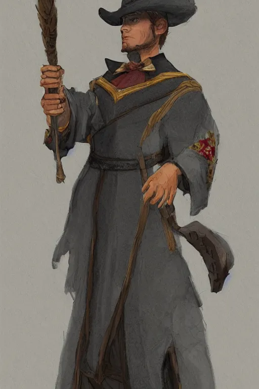 Image similar to jerma 9 8 5 as an adventurer in a refined embroidered noblesman robe and a hat, trending in artstation, artstation, establishing shot