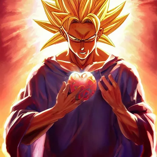 Super Saiyan Goku by @jesuspb on Instagram. : r/dbz