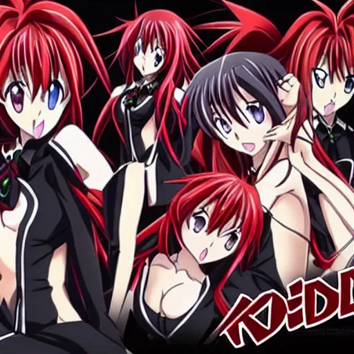 Prompt: rias high school dxd