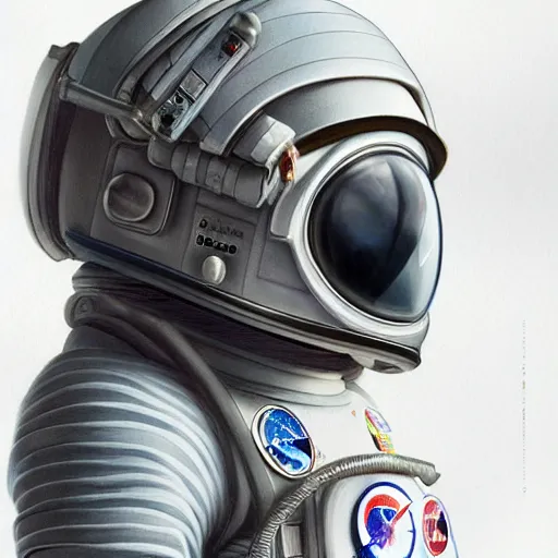Image similar to a chinchilla in a astronaut suit, 3 d, sci - fi fantasy, intricate, elegant, highly detailed, lifelike, photorealistic, digital painting, artstation, illustration, concept art, sharp focus, art in the style of shigenori soejima