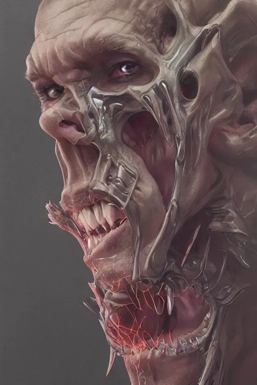 Image similar to Portrait of James Hetfield face transforming in Ghost Rider, marvel comics, dark, intricate, highly detailed, smooth, artstation, digital illustration by Ruan Jia and Mandy Jurgens and Artgerm and Wayne Barlowe and Greg Rutkowski and Zdislav Beksinski