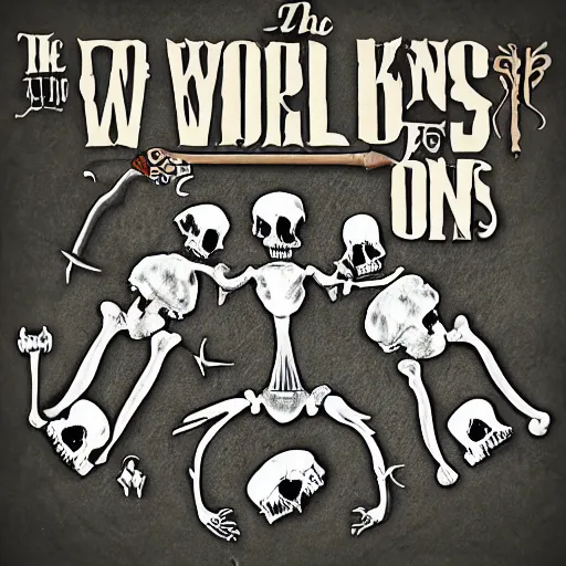 Prompt: the world of bones