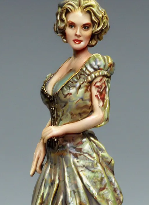 Image similar to Fine Image on the store website, eBay, Full body, 80mm resin detailed miniature of an attractive mature lady