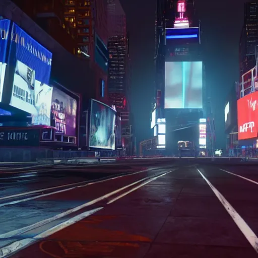 Image similar to still image of times square in the tower of destiny 2, unreal engine 5, screenshot