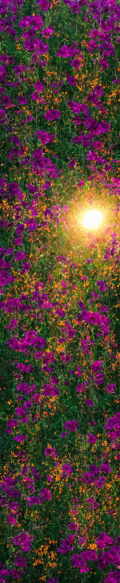 Image similar to vertical sundown flowers