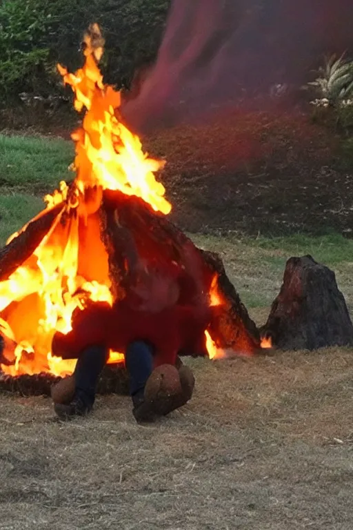 Image similar to Giant Fire shaped like a person