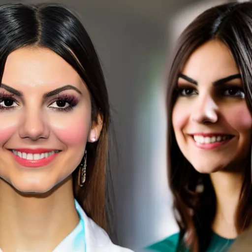 Image similar to victoria justice as joe biden, 8 k resolution, cinematic lighting, anatomically correct