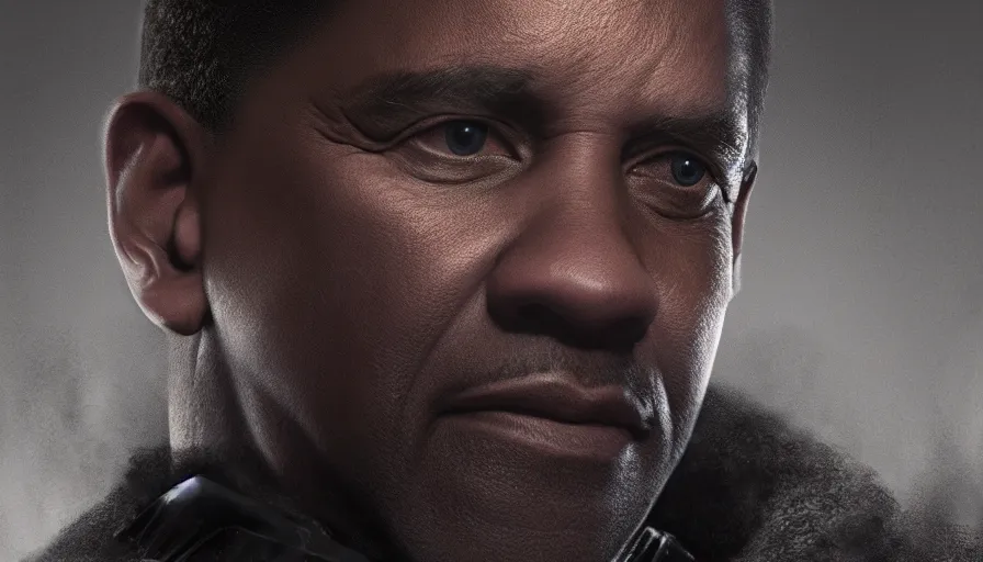 Prompt: Denzel Washington is Blade, hyperdetailed, artstation, cgsociety, 8k