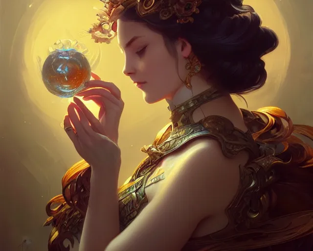 Image similar to photography of cat, fantasy, intricate, elegant, highly detailed, digital painting, artstation, concept art, matte, sharp focus, illustration, hearthstone, art by artgerm and greg rutkowski and alphonse mucha