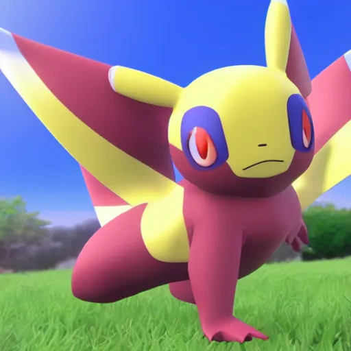 Image similar to new pokemon, 3 d rendered