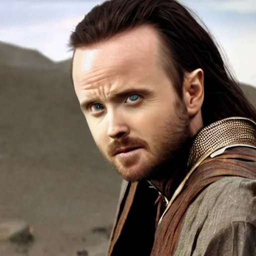 Image similar to Aaron Paul as an Elrond