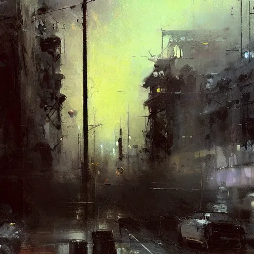 Image similar to mutalisk painted by Jeremy Mann