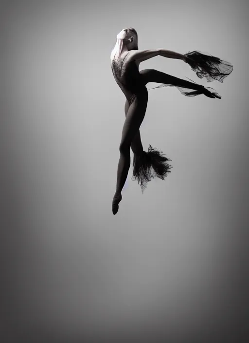 Image similar to a Photorealistic dramatic hyperrealistic render of a glamorous beautiful Female smoke dancer by Ken Brower and Deborah Ory of NYC Dance project,Lois Greenfield,Flowing cloth and smoke,Beautiful dynamic dramatic dark moody lighting,volumetric,shadows,cinematic atmosphere,Octane render,8K