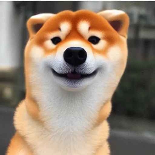 Prompt: shiba inu nose trending on instagram, the most realistic illumination