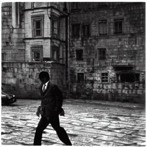 Prompt: the prague spring, kosef koudelka,