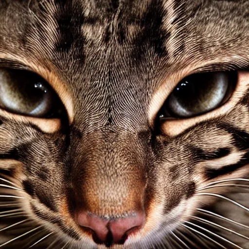 Image similar to a reptilian feline snake - cat - hybrid, animal photography