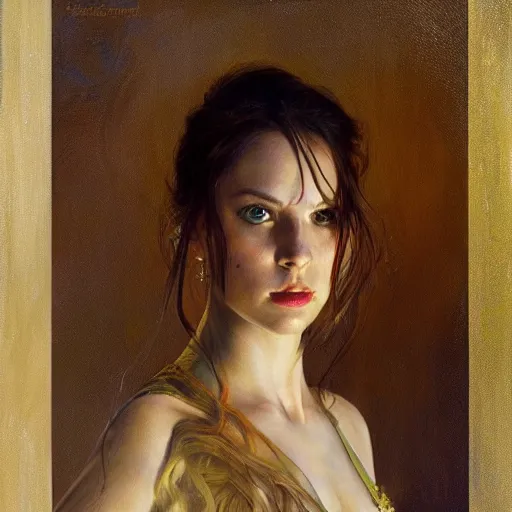 Image similar to a painting in the style of donato giancola, and in the style of charlie bowater, and in the style of jules ferdinand jacquemart. symmetry, smooth, sharp focus, semi - realism.