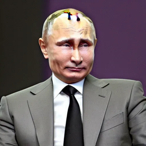 Image similar to putin with a mohawk