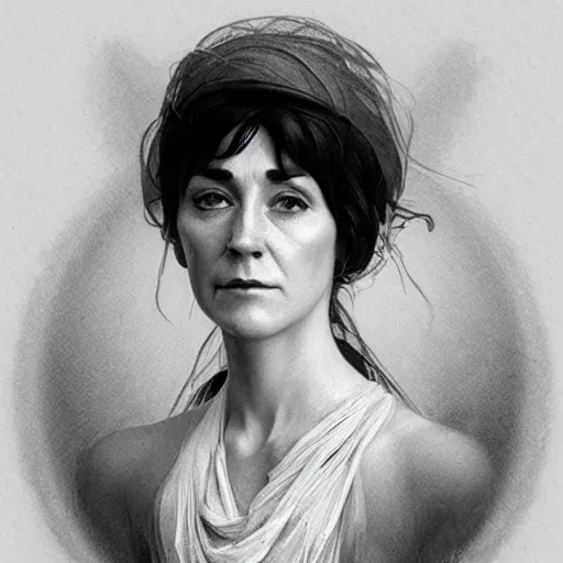 Prompt: amazing lifelike award winning pencil illustration of young Dot cotton trending on art station artgerm Greg rutkowski alphonse mucha cinematic