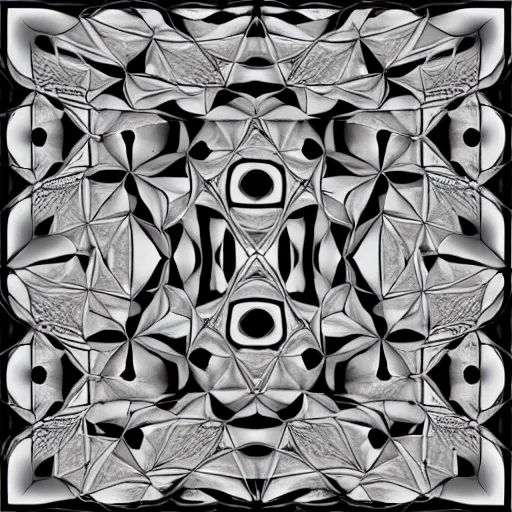 Image similar to herding cats in the style of escher. symmetric. detailed. hd