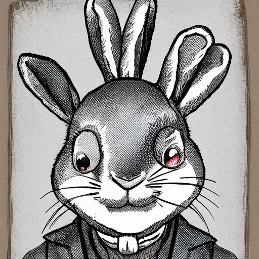 Image similar to rabbit doctor, illustration