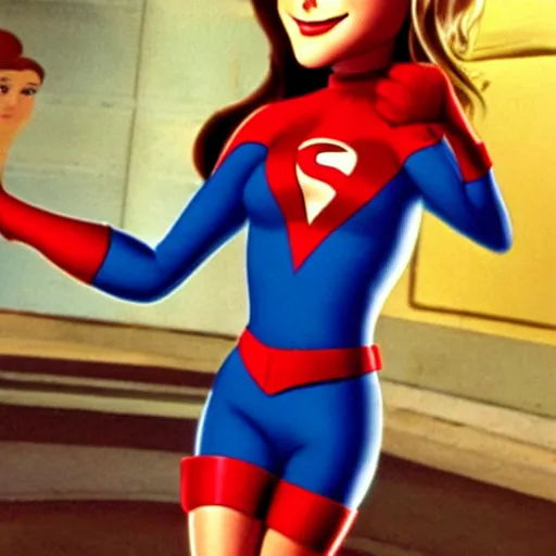 Image similar to live action young jennifer anniston as elastigirl