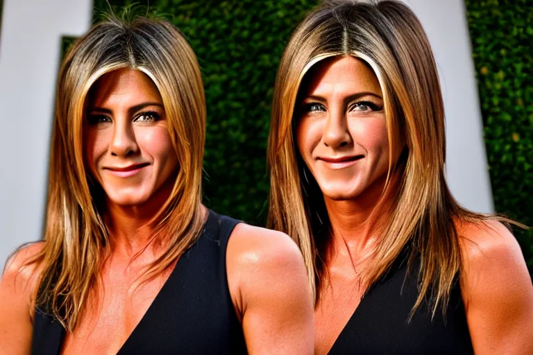 Image similar to jenifer aniston, fantasy, ultra realistic!!!, clear weather, golden hour, sharp focus