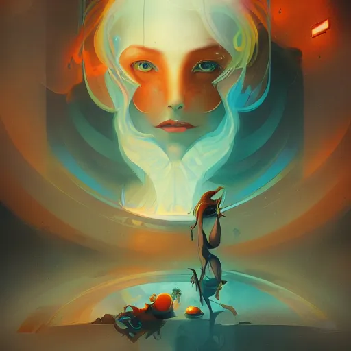 Prompt: a poster design, cognition, psychology, warm color, Highly detailed labeled, poster, peter mohrbacher, featured on Artstation