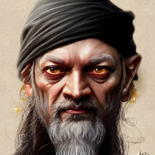 Prompt: Portrait of Osho, D&D, fantasy, intricate, highly detailed, digital painting, trending on artstation, sharp focus, illustration, style of Stanley Artgerm