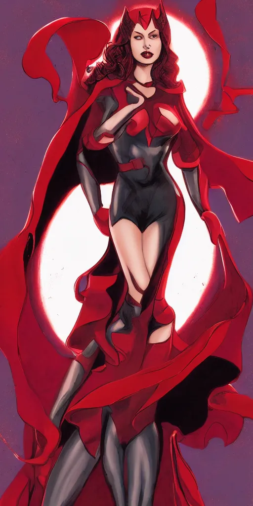 scarlet witch comic, illustrated by jason aaron,, Stable Diffusion