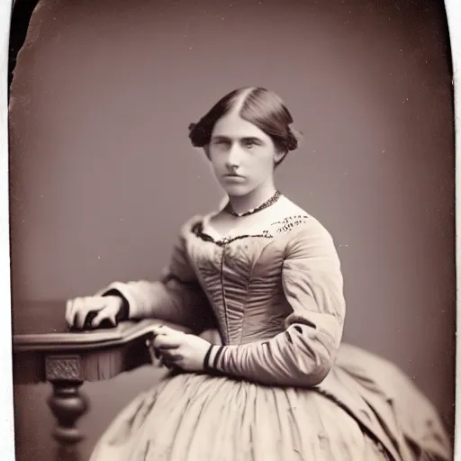 Image similar to clear photography of a beautiful and teenaged princess, circa 1 8 6 1