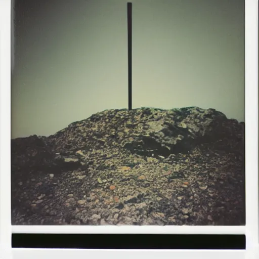 Image similar to polaroid of a glowing mystery object