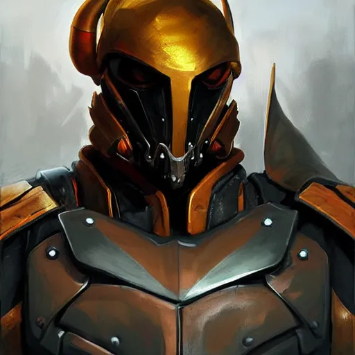 Image similar to greg manchess portrait painting of partially armored scorpion from mortal kombat as overwatch character, medium shot, asymmetrical, profile picture, organic painting, sunny day, matte painting, bold shapes, hard edges, street art, trending on artstation, by huang guangjian and gil elvgren and sachin teng