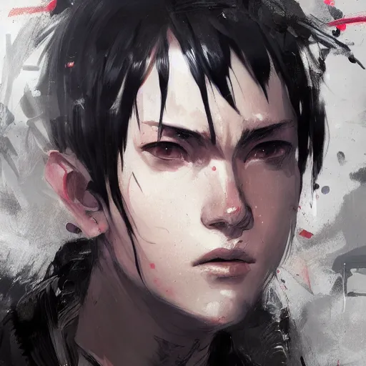 Image similar to Portrait of Killy from BLAME! by Wadim Kashin, ArtStation