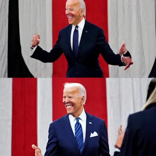 Prompt: gigachad joe biden