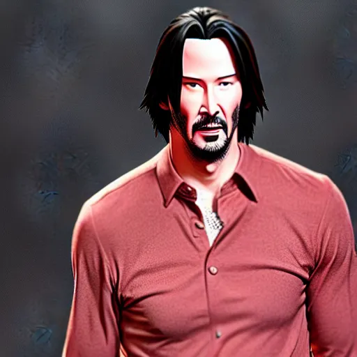 Prompt: Keanu reeves in the pixar film