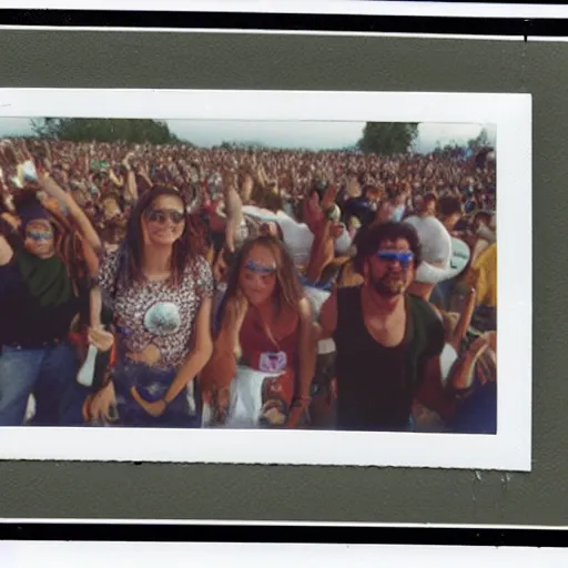 Image similar to Polaroid photos of Woodstock 99, 4K, award winning G