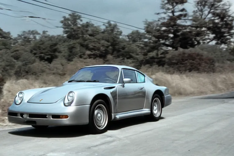 Prompt: 1975 Pontiac ((Porsche 959)) movie still, speed, cinematic Eastman 5384 film