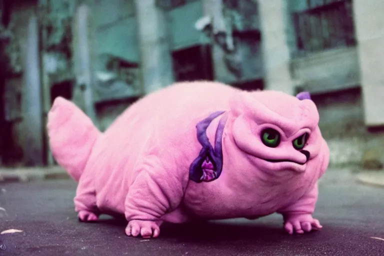 Image similar to a photo of koffing as a real creature in the real world, kodak ektachrome e 1 0 0 photography