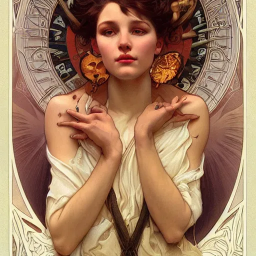 Image similar to amazing lifelike award winning illustration of Lilith trending on art station artgerm Greg rutkowski alphonse mucha j.c. Leyendecker cinematic