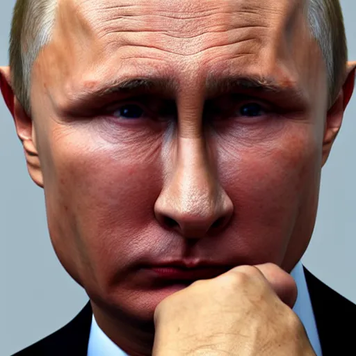 Image similar to Putin crying, digital art, (EOS 5DS R, ISO100, f/8, 1/125, 84mm)