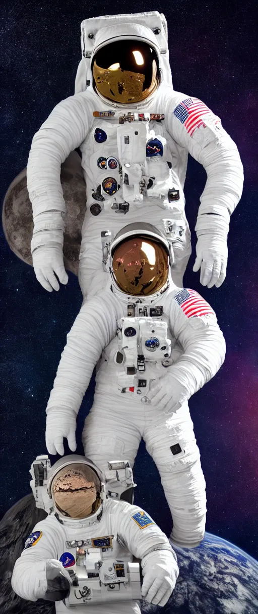Image similar to Astronaut T pose, whole body, photography