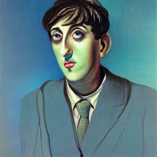 Image similar to portrait of porter robinson by salvador dali
