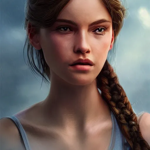 Image similar to heroine, beautiful, faith 😂 connors, ultra detailed, digital art, 8 k, hd, character, realistic, portrait, 3 d, hyperrealistic