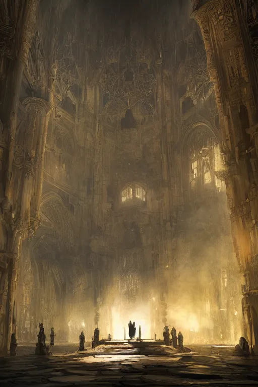 Image similar to inside king arthur castle, intricate, elegant, volumetric lighting, digital painting, highly detailed, artstation, sharp focus, illustration, concept art, ruan jia, steve mccurry