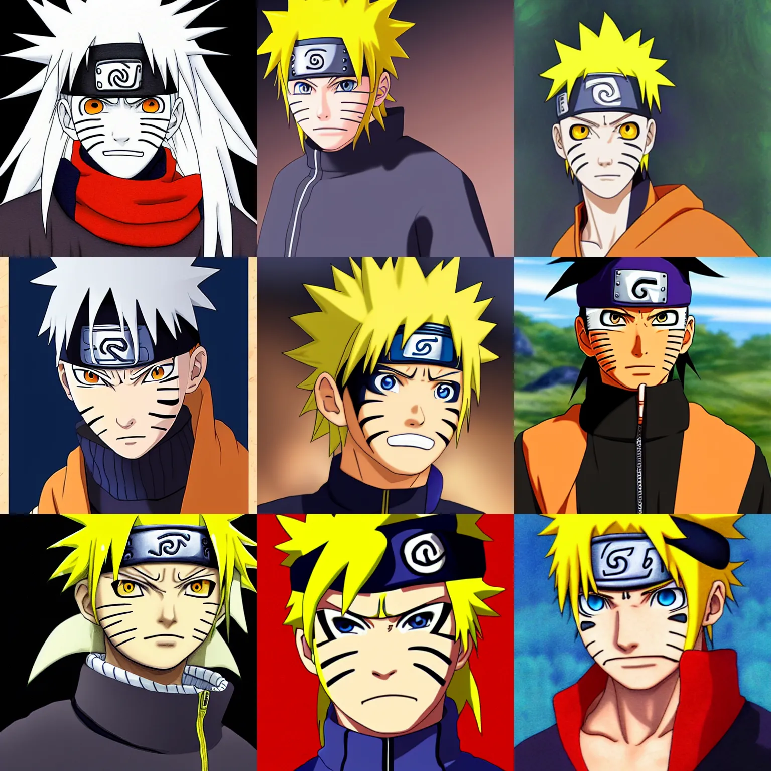 Prompt: portrait of character naruto from series naruto