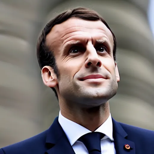 Image similar to Emmanuel Macron in Equilibrium